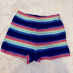 Colorful Striped Women's Shorts